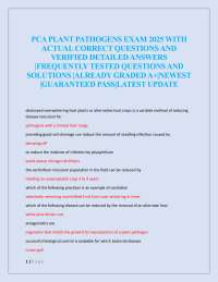 Plant Pathology Exam Questions and Answers: A Comprehensive Guide