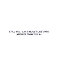 CPCU 551 Exam: Property & Business Income Coverage