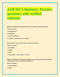 AAB MT Chemistry (114 Practice questions with verified solutions)