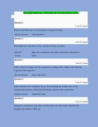BUSI 3003 Final Exam: Dynamics of Change - Multiple Choice Questions