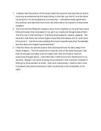 Notes on class projects