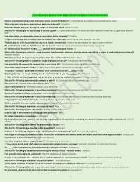 CNA Final Examination Practice Questions and Answers