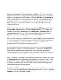 health concerns and medications
