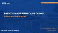 PATOLOGÍA QX DE COLON