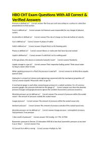 HBO CHT Exam Questions and Answers: A Comprehensive Guide to Gas Laws and Barotrauma