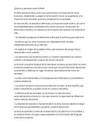 Ética: Fundamentos, Desarrollo Moral y Aplicación Social