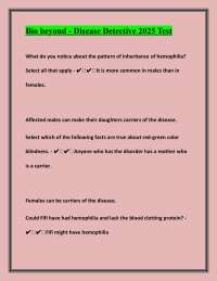 Genetics Exercises: Blood Types, Sickle Cell Anemia, and Mendelian Inheritance