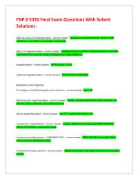 Medical Diagnostic and Treatment Questions and Answers