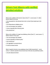 Alberta Driver's Test: Comprehensive Guide to Rules and Regulations