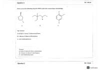 (portage learning) Module 4 exam Chem-219 principles of organic chemistry