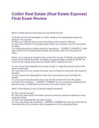 Georgia Real Estate License Exam Review: Practice Questions and Answers
