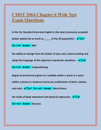 CMST 2064 Chapter 6 Exam Questions: Nonverbal Communication, Group Dynamics, and Team Talk
