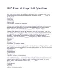 Team Dynamics: Multiple Choice Questions and Answers