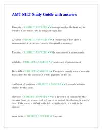 AMT MLT Study Guide: Comprehensive Guide to Laboratory Procedures and Techniques