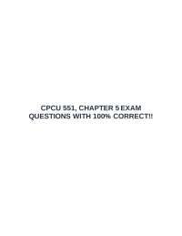CPCU 551 Chapter 5 Exam: Condo & Commercial Property Insurance Q&A