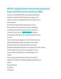 Nursing Exam Review: Verified Solutions