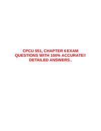 CPCU 551, Chapter 6 Exam: National Flood Insurance Program and Property Insurance