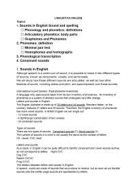 Linguistica inglese 1
