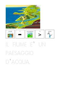 il fiume in CAA per alunni autistici non verbali