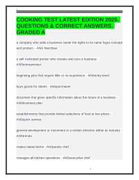 Food Service Industry: Questions and Answers