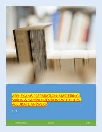 ATPL Exams Preparation: Mastering SARON & SAMRA Questions