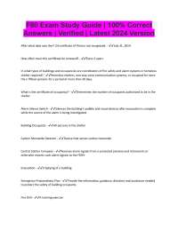 F80 Exam Study Guide | 100% Correct  Answers | Verified | Latest 2024 Version