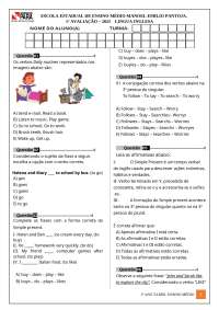 English Basic Avaliation