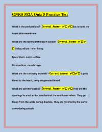 Cardiovascular Physiology Practice Test: Key Concepts and ECG Interpretation