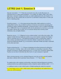 LETRS Unit 1: Session 8 Questions and Answers