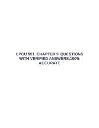 CPCU 551: Commercial Crime Coverage Exam Questions & Answers