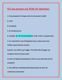 Education Practice Test: 101 Questions on Child Development and Pedagogy