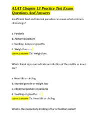 ALAT Chapter 13 Practice Test Exam Questions And Answers