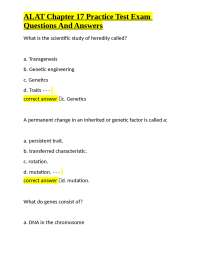 ALAT Chapter 17 Practice Test Exam Questions And Answers