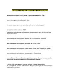 MCMP422 Final Exam Questions And Correct Answers