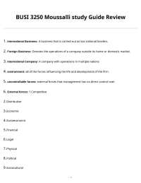 Culture and International Business: Key Concepts and Frameworks