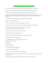 Econ 104 Final Exam Q&A: GDP, Inflation & Economic Policy