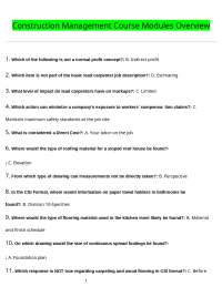 Construction Management Course: Key Concepts and Practices
