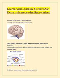 Learner and Learning Science D664 Exam (192 questions) with precise detailed solutions