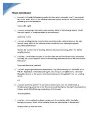 PN Adult Medical Surgical Online Practice 2023 B (All Questions Accurately Answered)