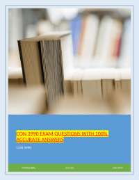 CON 3990 Exam Q&A: Government Contract Law