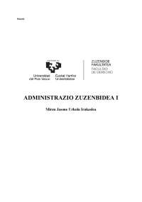 Derecho Administrativo I