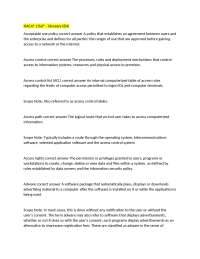 CISA IT Audit and Security Glossary