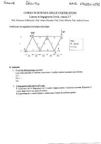 ELABORATO TRAVATURA RETICOLARE