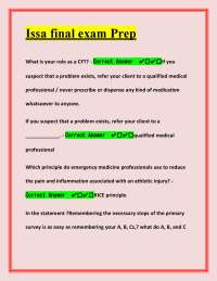 Fitness Training and Sports Medicine Exam Prep: Key Concepts and Q&A
