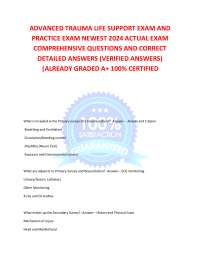 ATLS Exam Prep: Comprehensive Questions and Answers