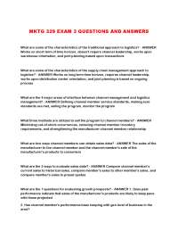 Marketing Channel Management: Exam Q&A for Effective Strategies