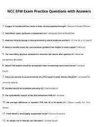 EFM Exam Practice Questions and Answers: Fetal Heart Rate Monitoring