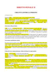 schemi di diritto penale II