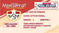 orientacion espacial