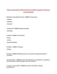 Marketing Essentials: Distribution, Retailing, and Pricing Strategies